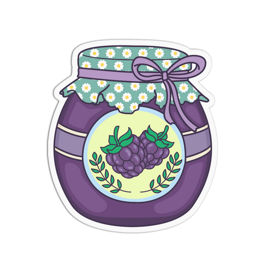 Blackberry Bliss Jam - Jam Jar Series Stickers