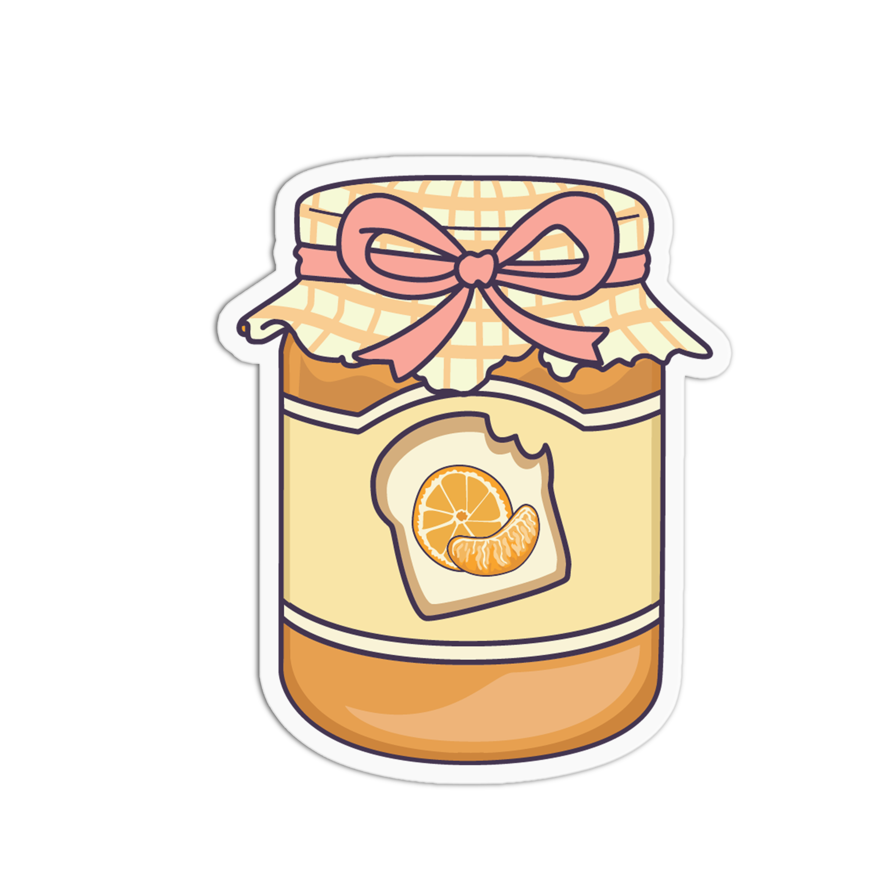 Zesty Orange Marmalade - Jam Jar Series Stickers – The Stkr Store