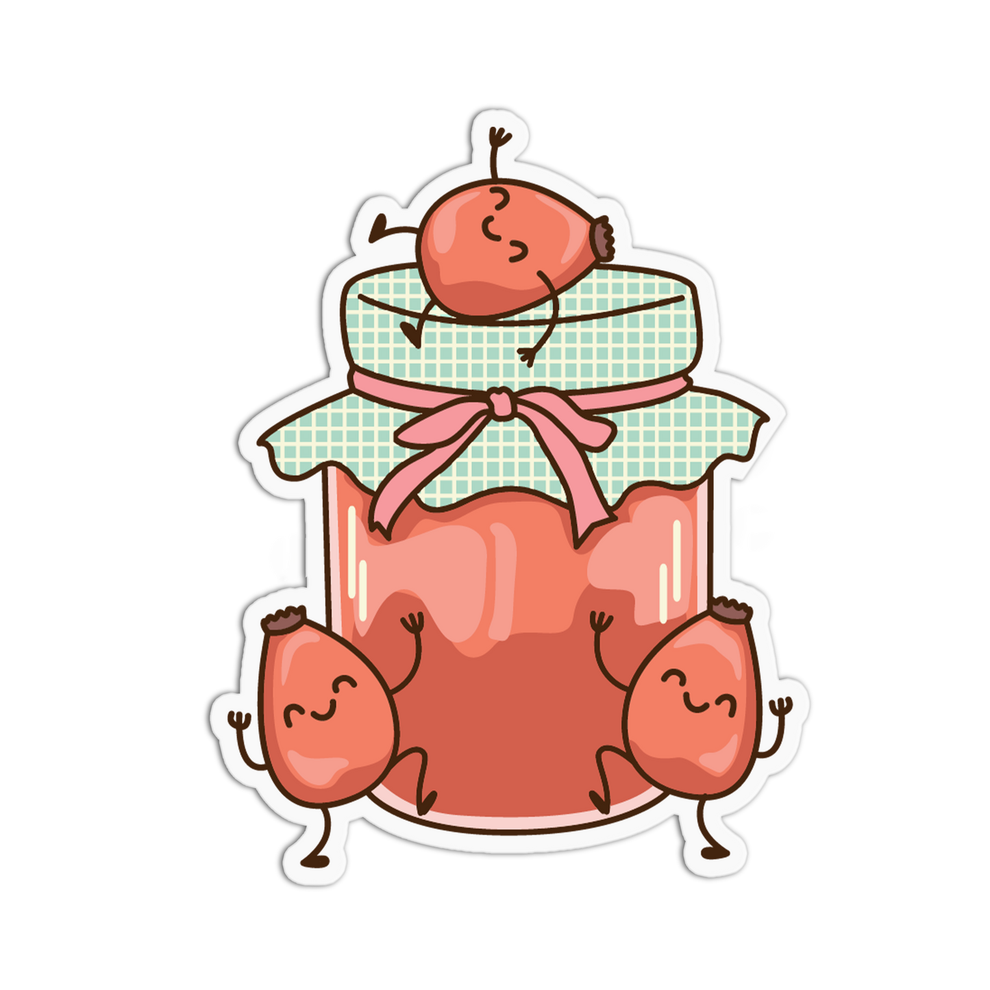 Rosehip Berry Jam - Fruit Jam Sticker