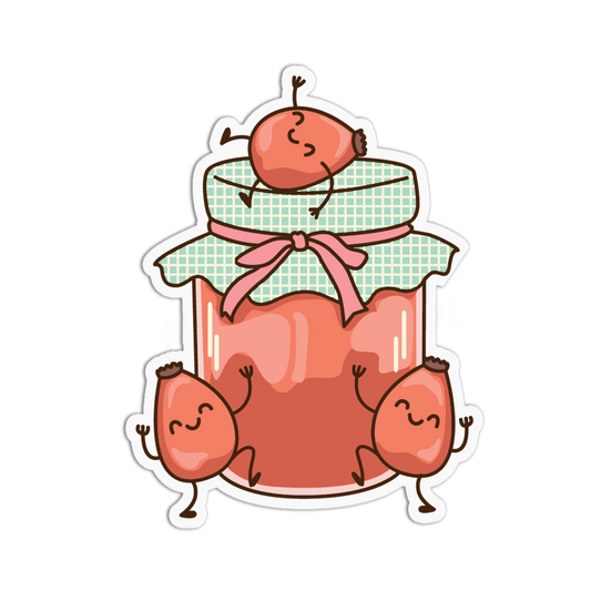 Rosehip Berry Jam - Fruit Jam Sticker