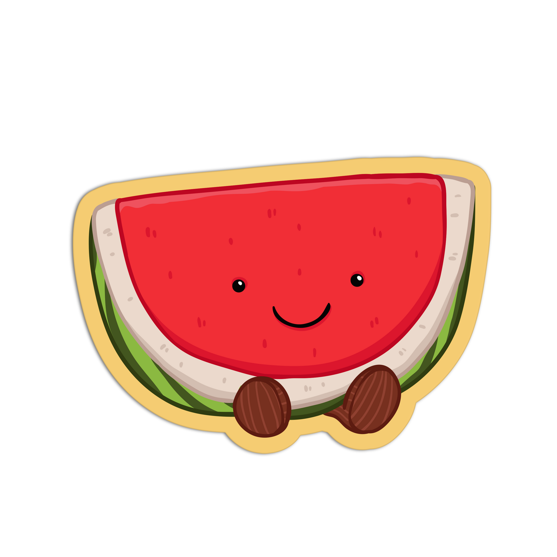 Watermelon Stuffed Animal Stickers