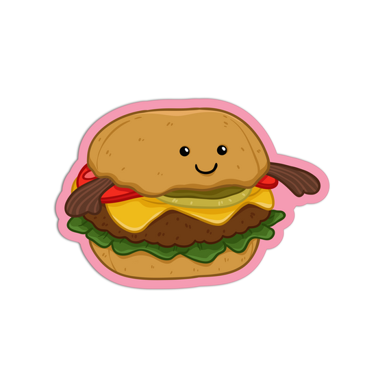 Burger Stuffed Animal Stickers