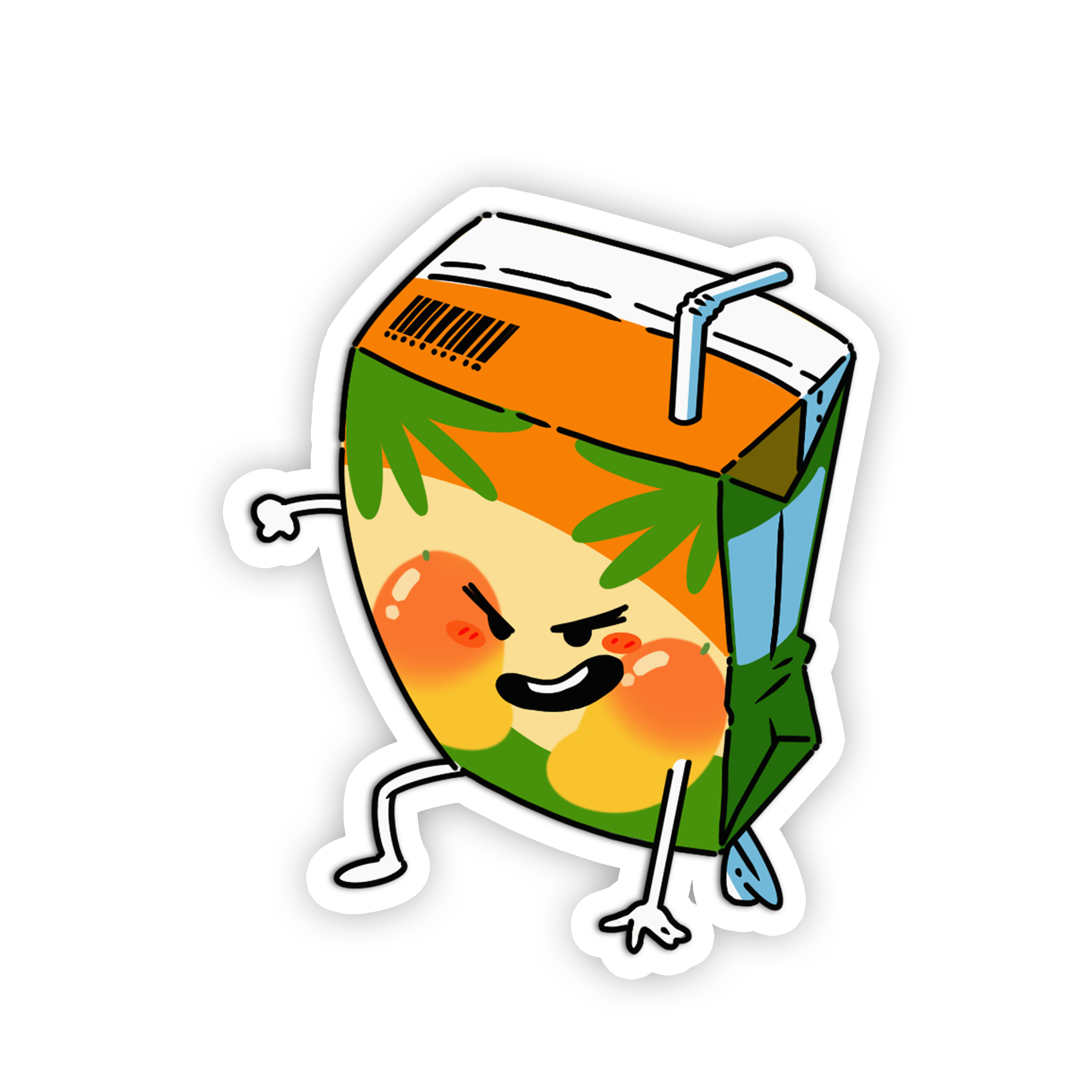 Grumpy Orange Juice - Juice Box Stickers – The Stkr Store