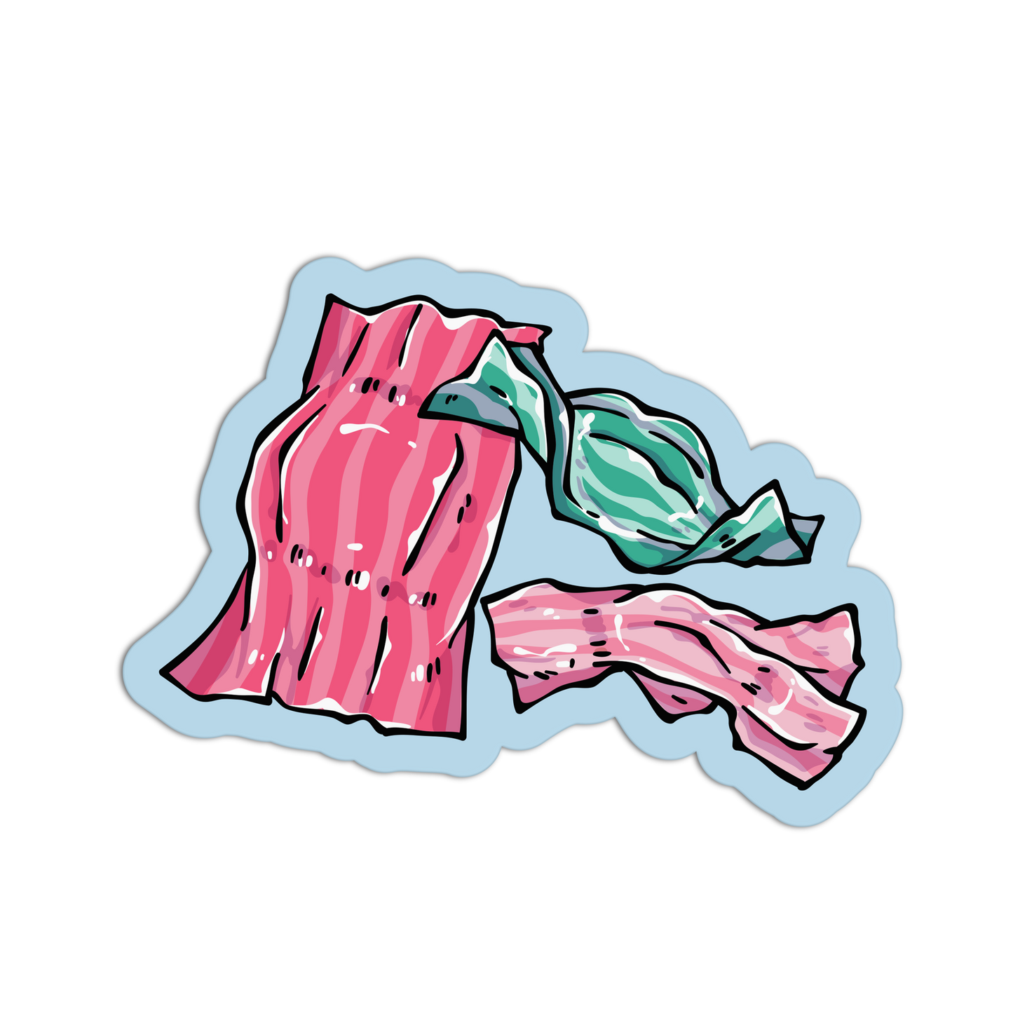 Candy Wrapper Trash Junk Sticker