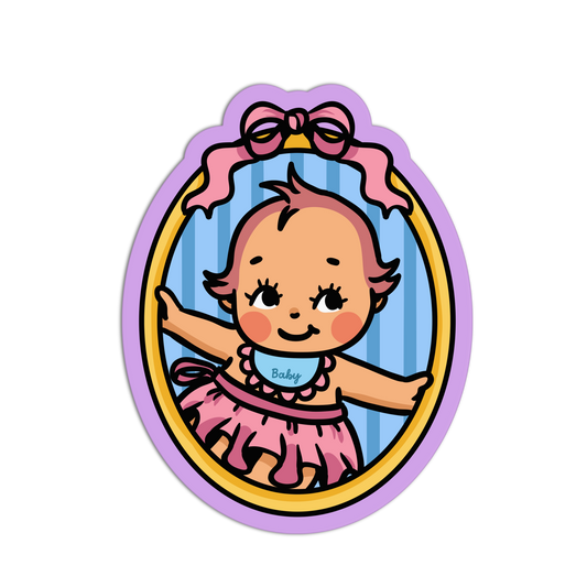 Retro Babies Sticker