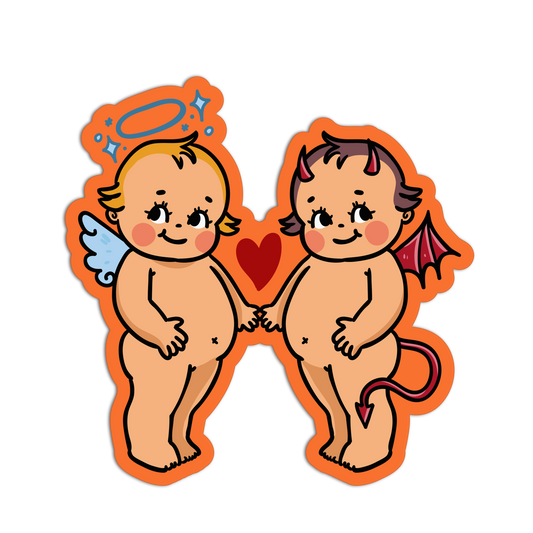 Retro Babies Sticker