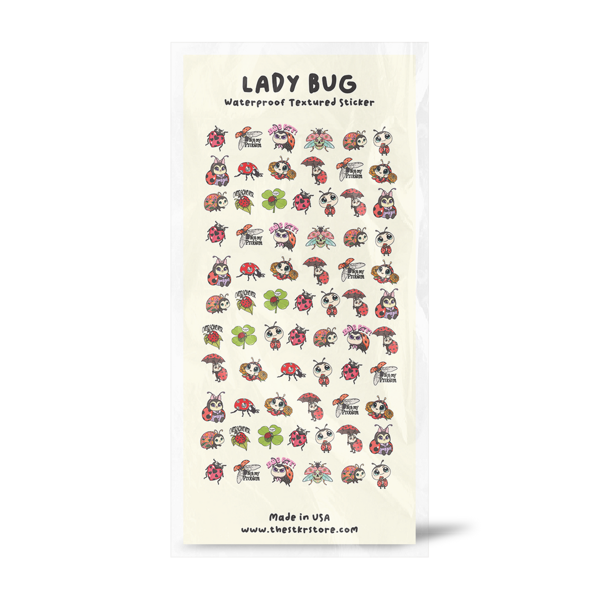 Lady Bug Sticker Sheet