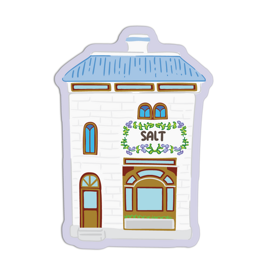 Salt Spice Jar House Textured Stickers