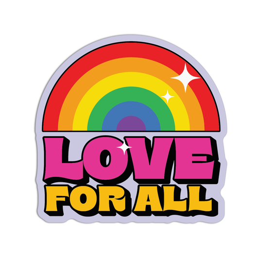 Love For All LGBT Stickers