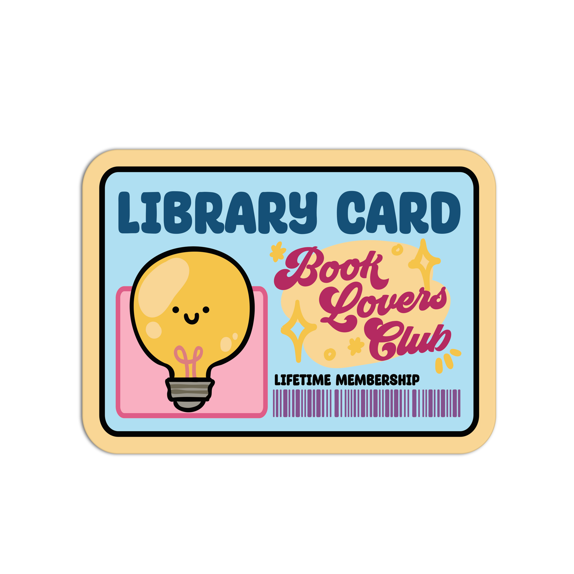 Lifetime Membership Card - Library Sticker - The Stkr Store
