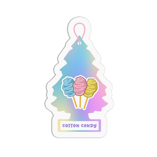 Little Trees Cotton Candy Sticker - The Stkr Store