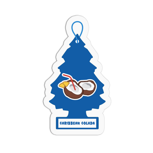 Little Trees Caribbean Colada Sticker - The Stkr Store