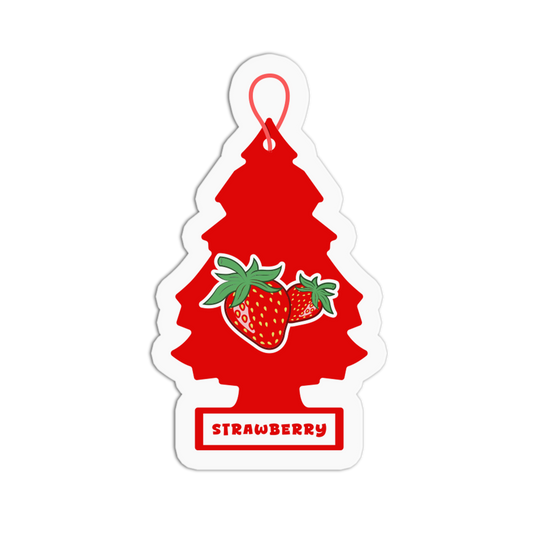 Little Trees Strawberry Sticker - The Stkr Store