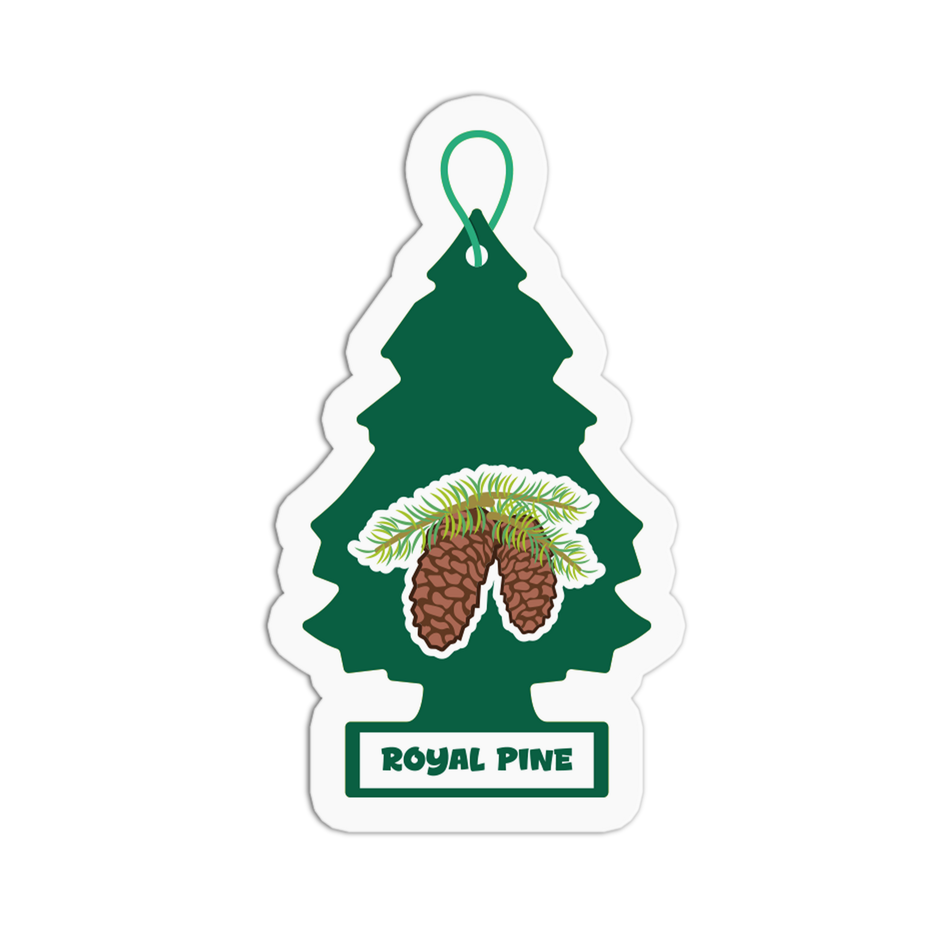 Little Trees Royal Pine Sticker - The Stkr Store