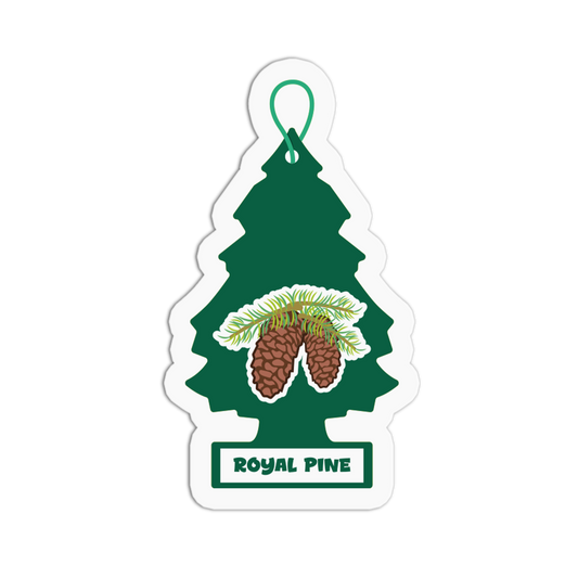 Little Trees Royal Pine Sticker - The Stkr Store