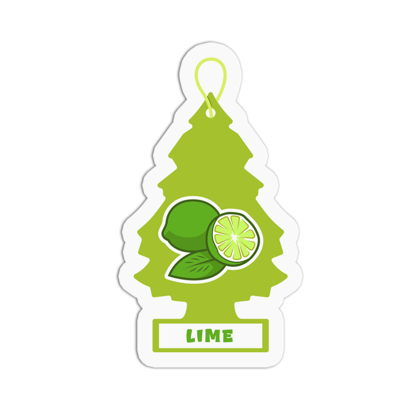 Little Trees Lime Sticker - The Stkr Store