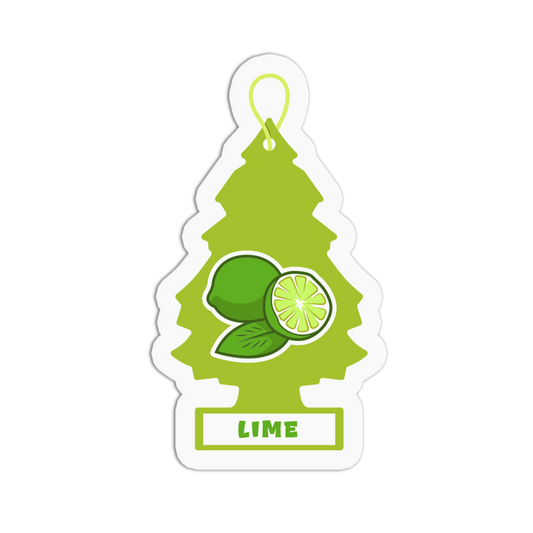 Little Trees Lime Sticker - The Stkr Store