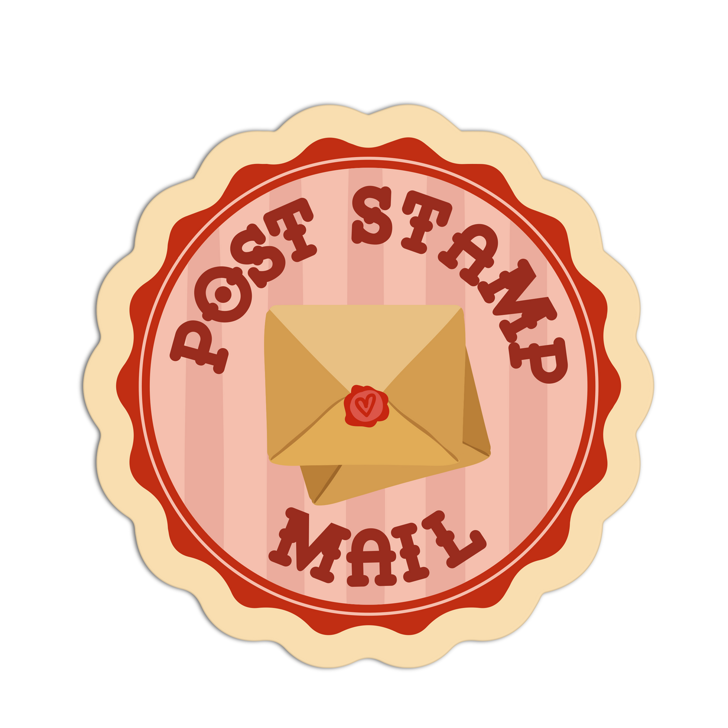 Post Stamp Mail Sticker