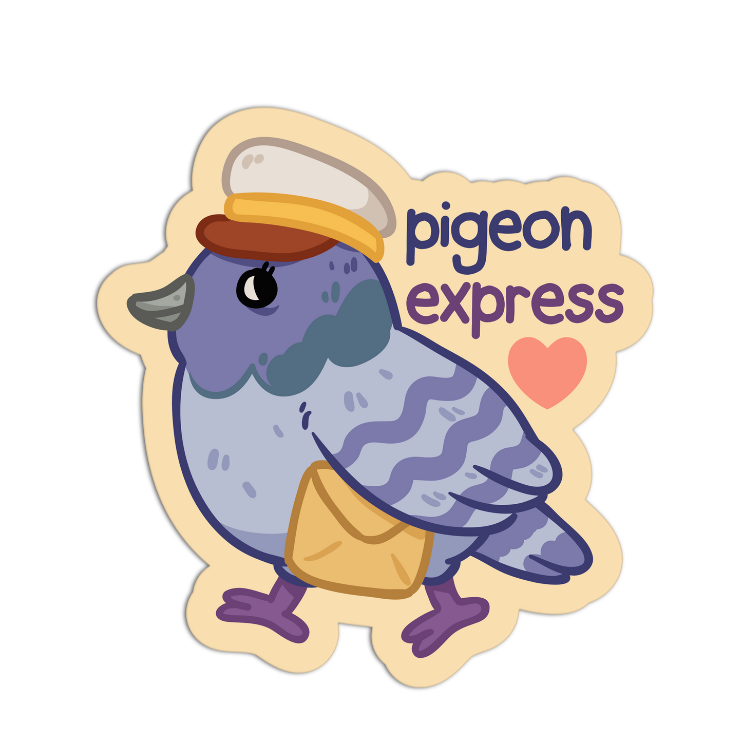 Pigeon Express Mail Sticker