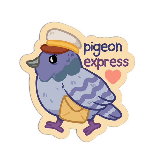 Pigeon Express Mail Sticker