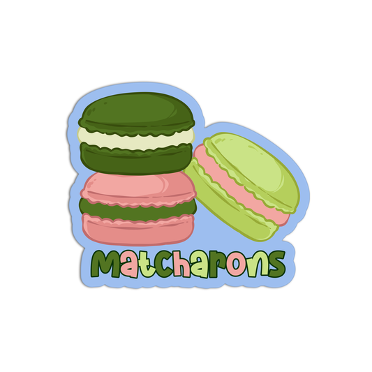 Matcharons Matcha Stickers