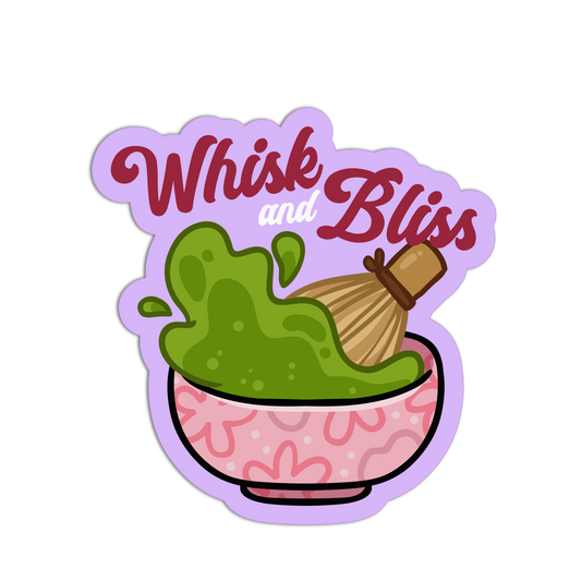 Whisk and Bliss - Matcha Stickers