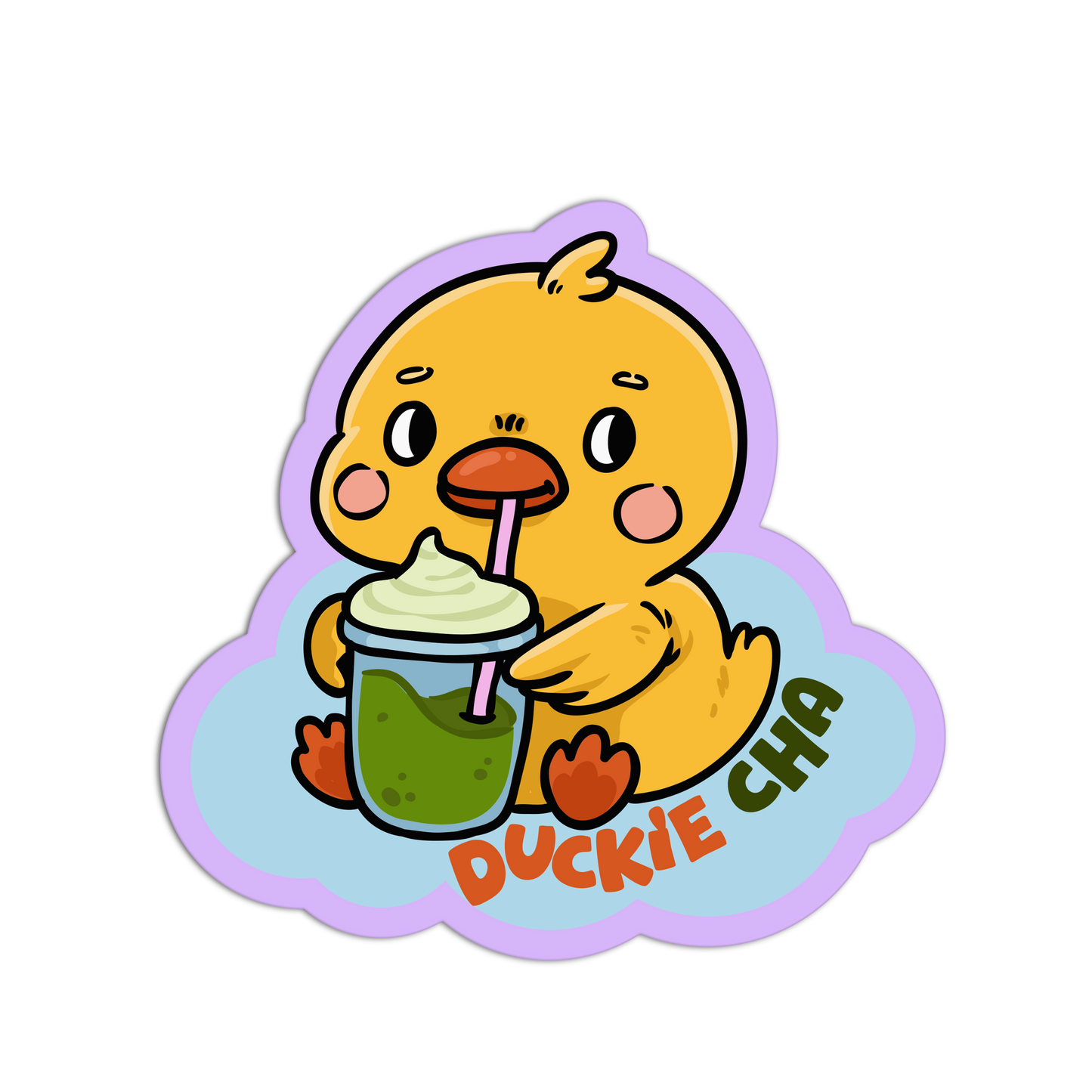 Duckie Cha - Matcha Stickers