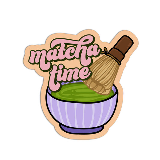 Time to Whisk - Matcha Stickers