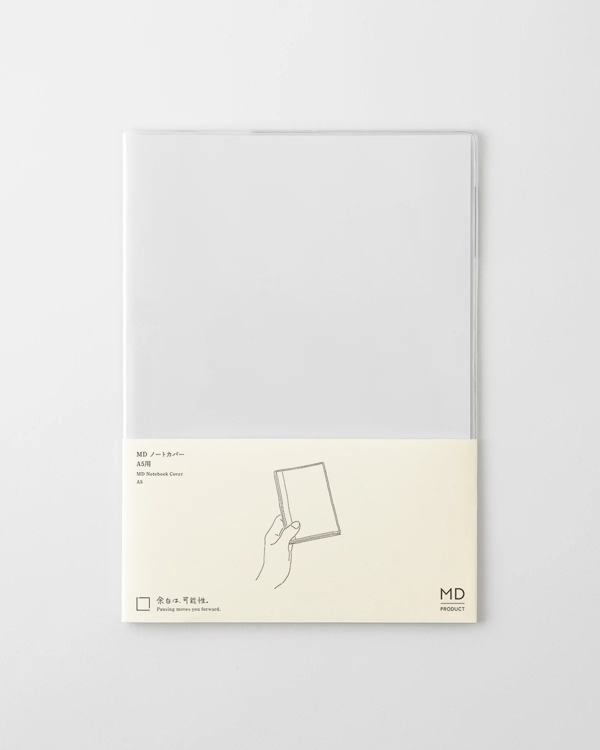 Midori MD Paper A5 Notebook Clear Cover - The Stkr Store