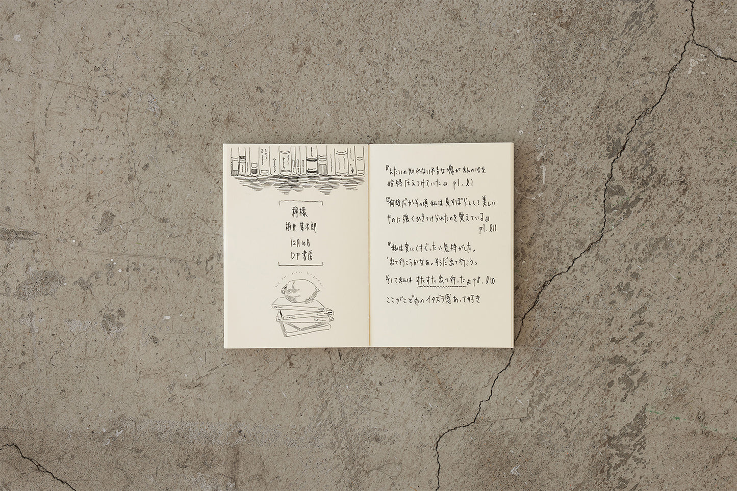 Midori MD Paper Notebook A7 Blank