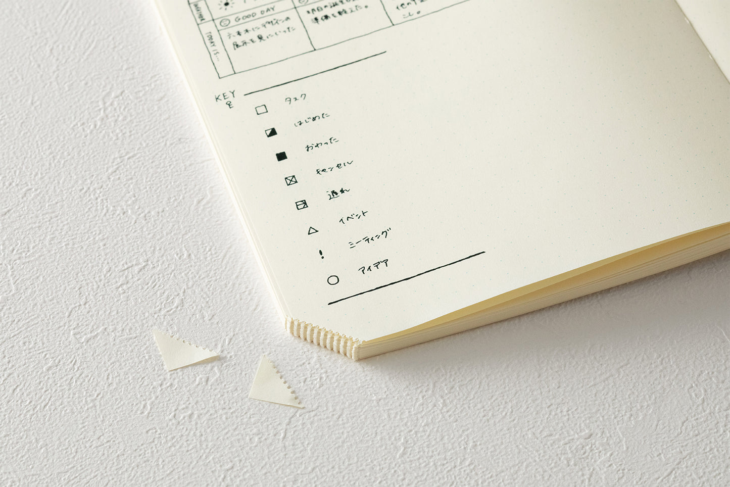 Midori MD Paper A5 Codex 1 Day 1 Page Dot Grid