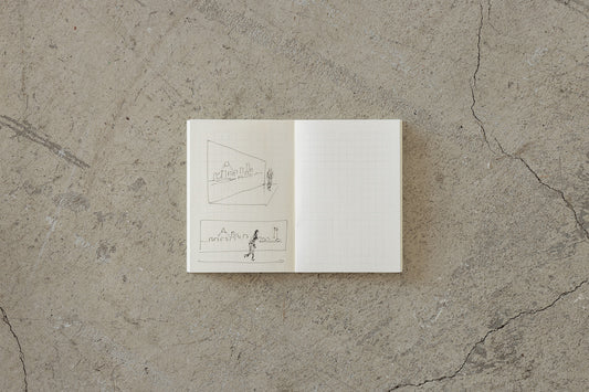 Midori MD Paper Notebook Light A7 Grid, Set of 3