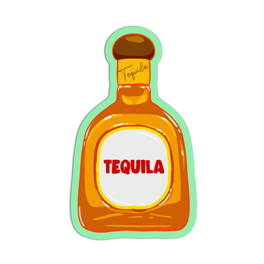 Tequila Bottle - Mexican Drinks & Snacks Sticker