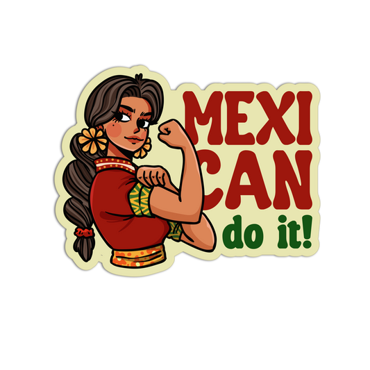 Mexi-can Do It! - Mexican Tray Sticker - The Stkr Store