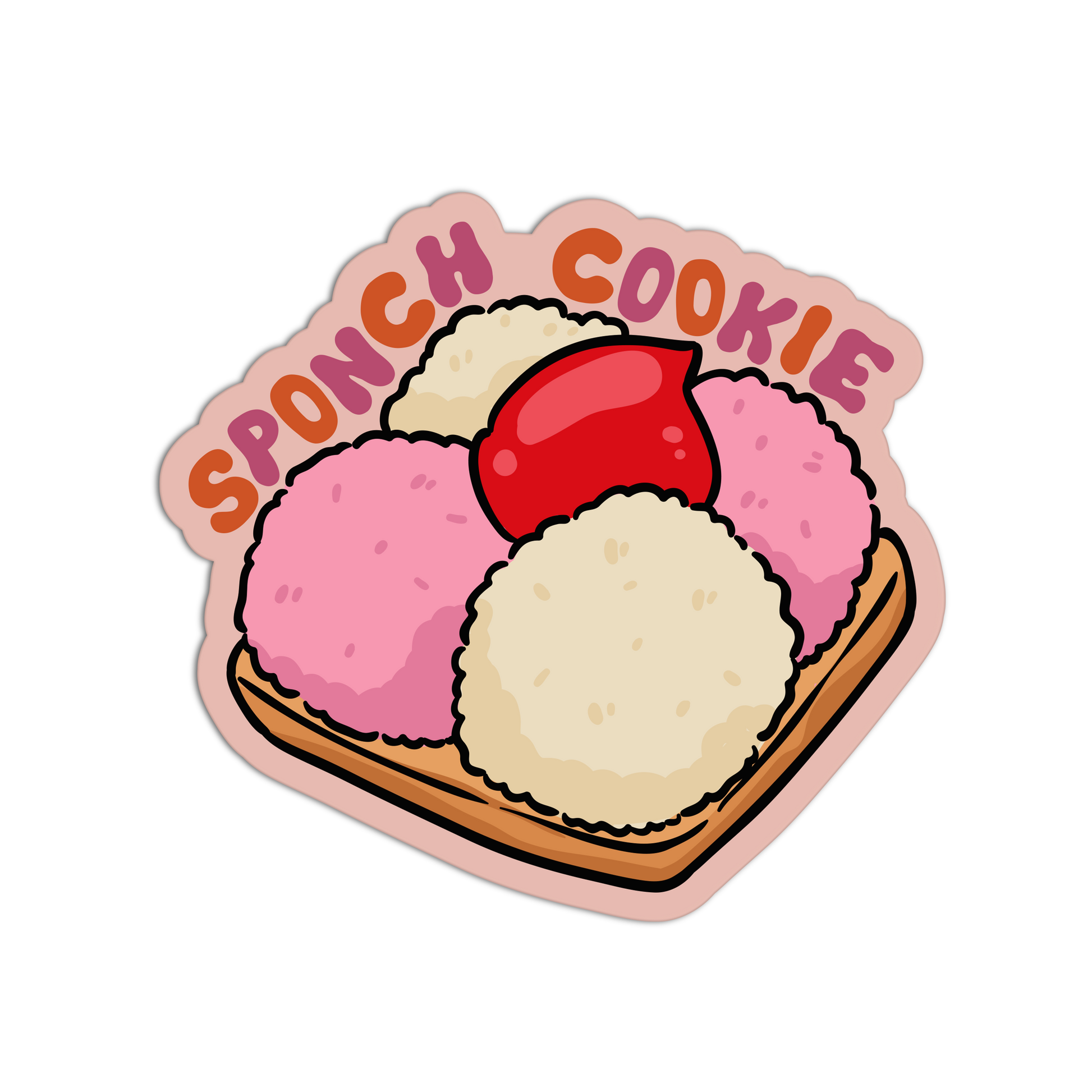 Sponch Cookie - Mexican Tray Sticker - The Stkr Store
