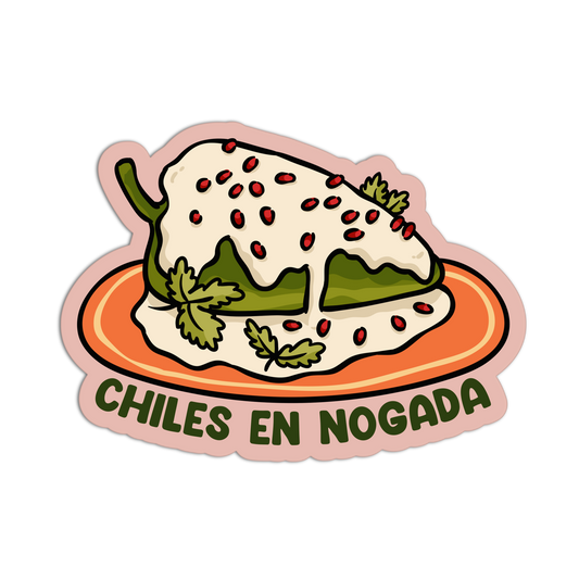 Chiles en Nogada - Mexican Tray Sticker - The Stkr Store