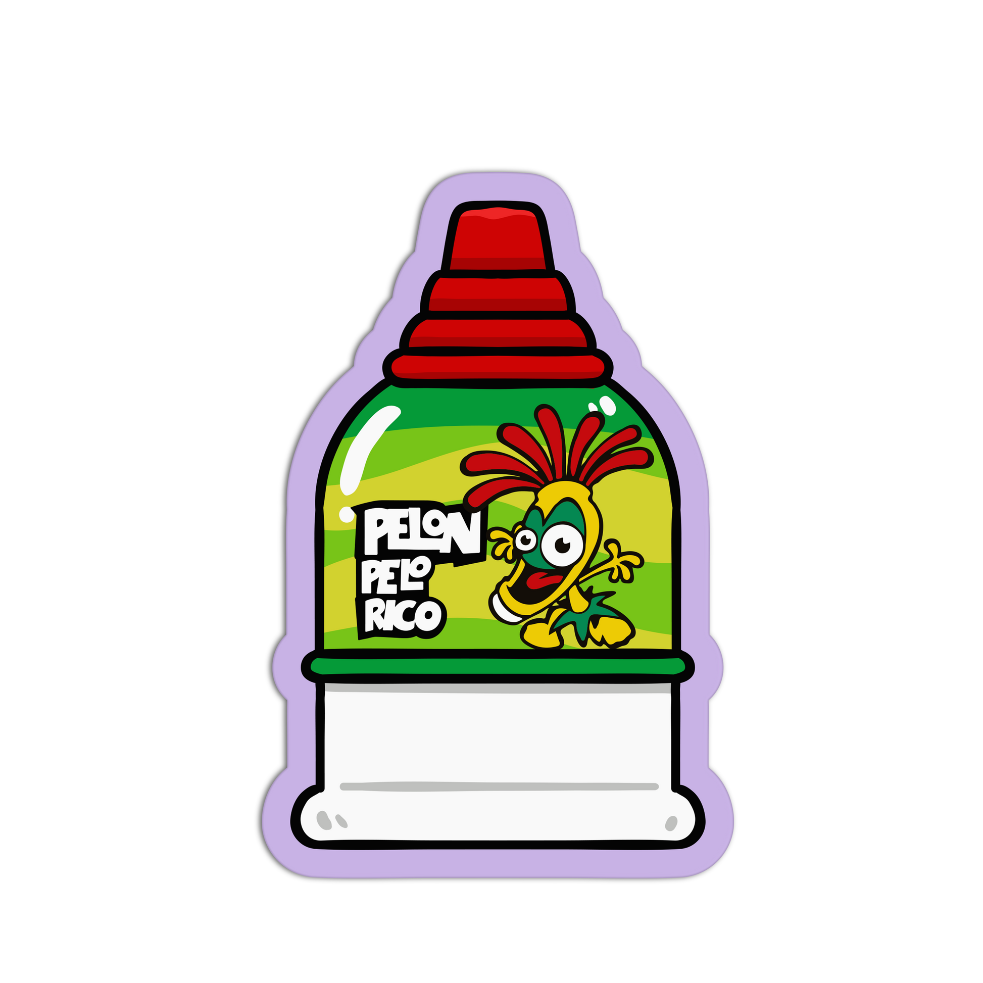 Pelon Pelo Rico - Mexican Tray Sticker - The Stkr Store