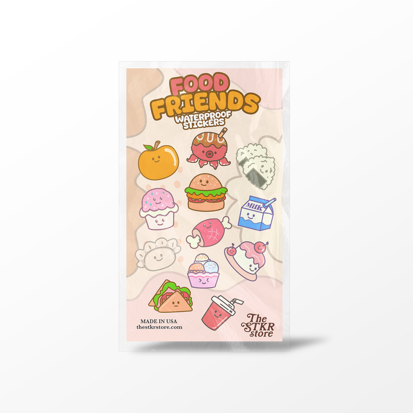 Food Friends Sticker Sheet