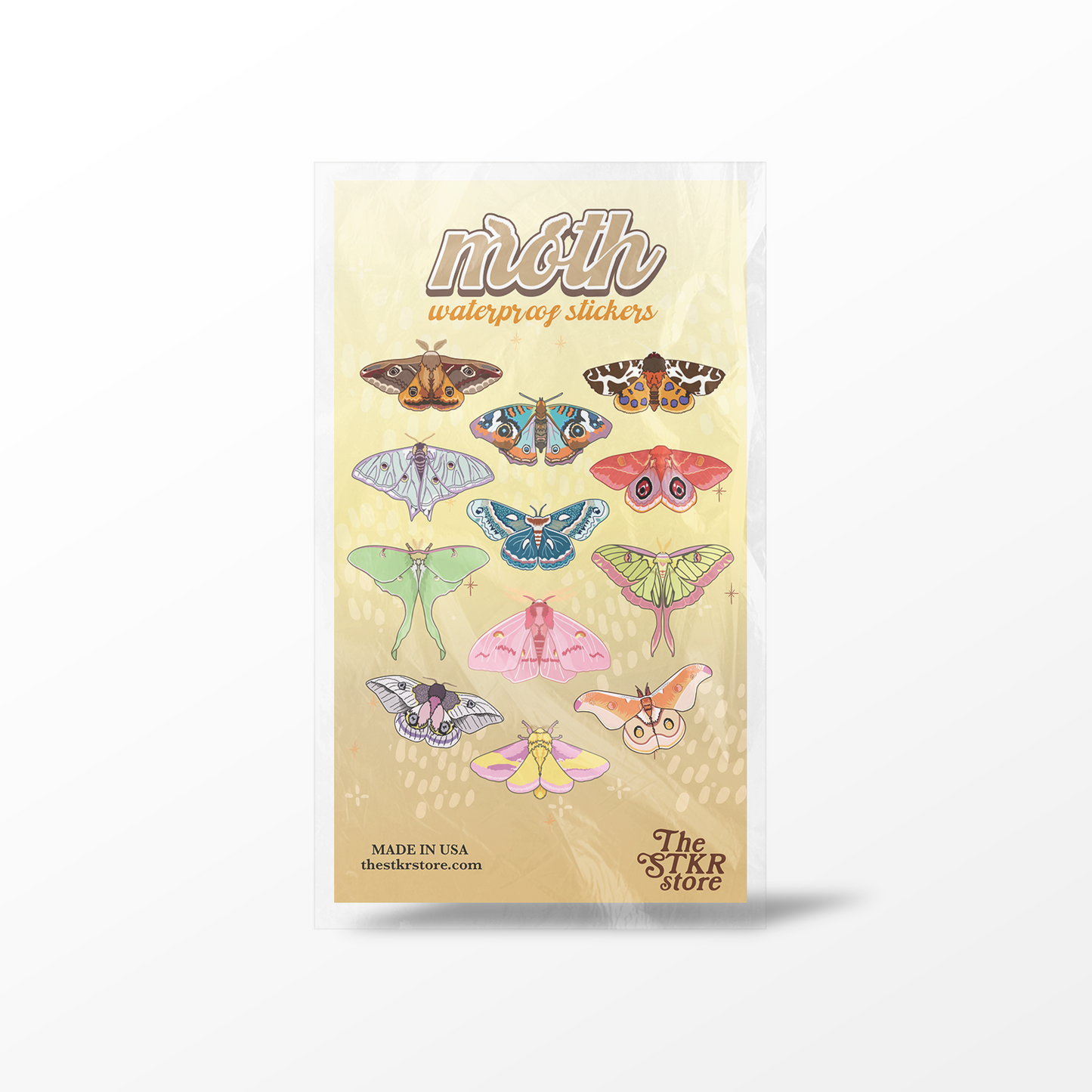 Moth Sticker Sheet
