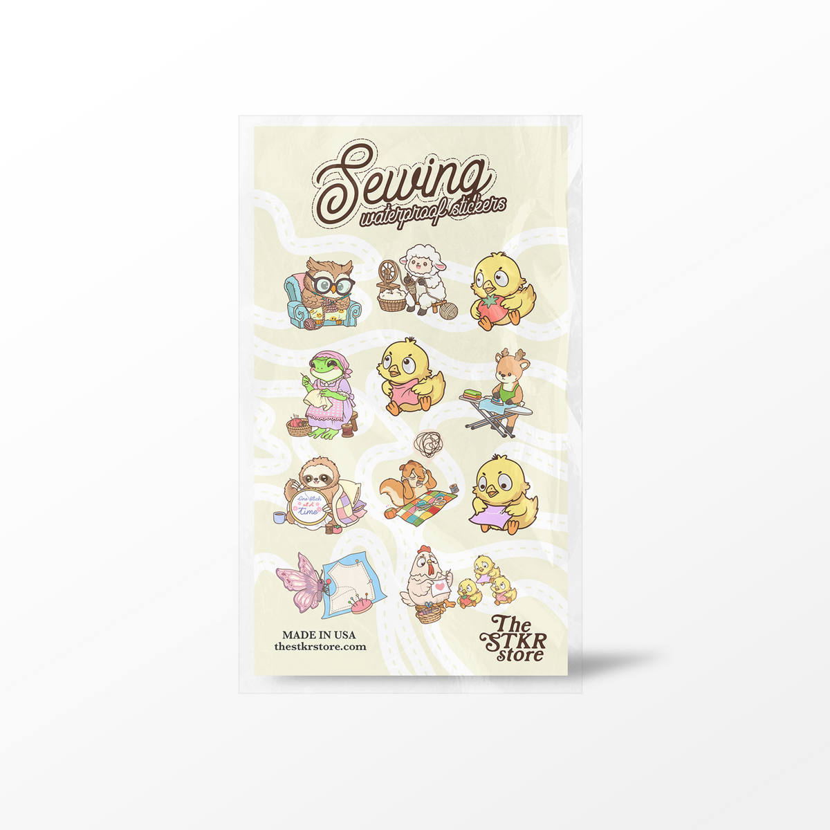 Sewing Sticker Sheet