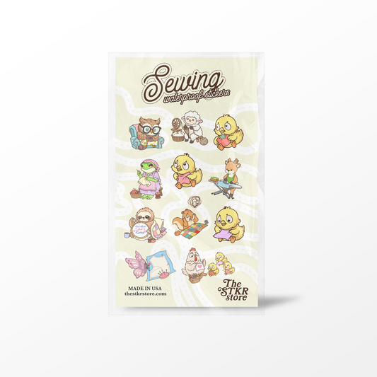 Sewing Sticker Sheet