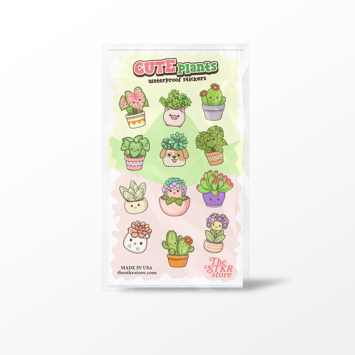 Cute Plants Sticker Sheet