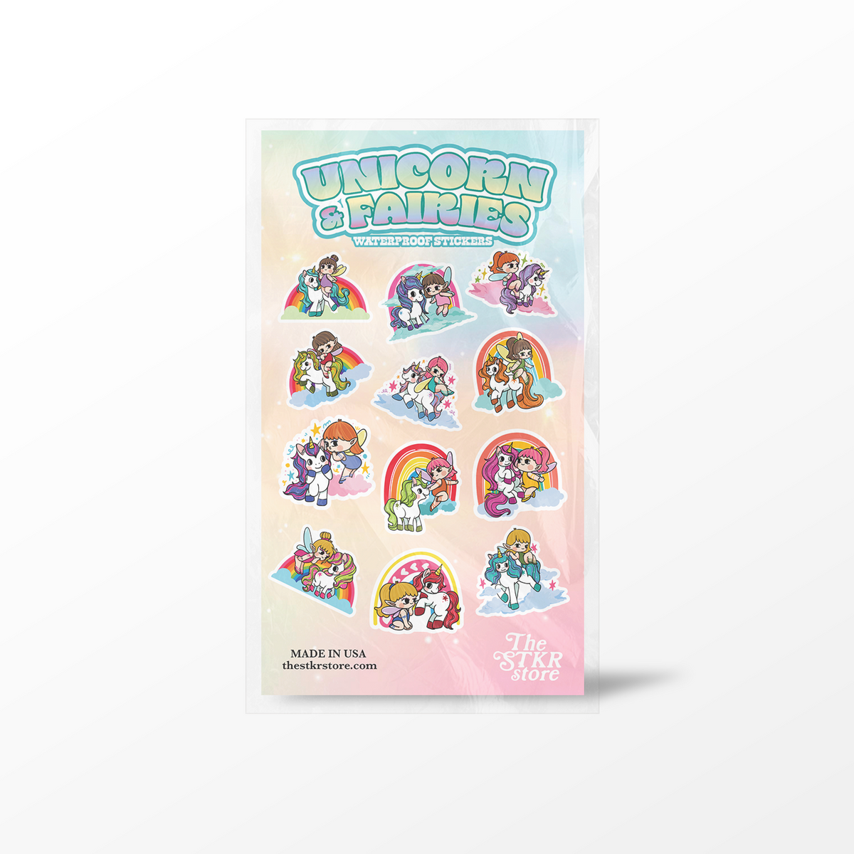 Unicorn & Fairies Sticker Sheet
