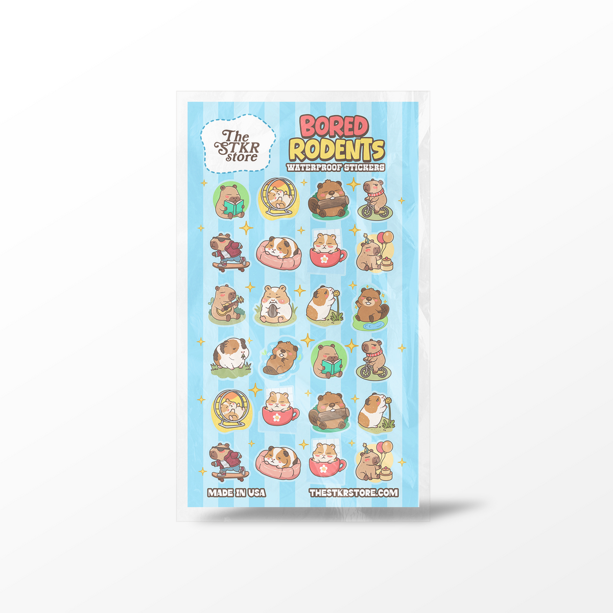Bored Rodents Sticker Sheet
