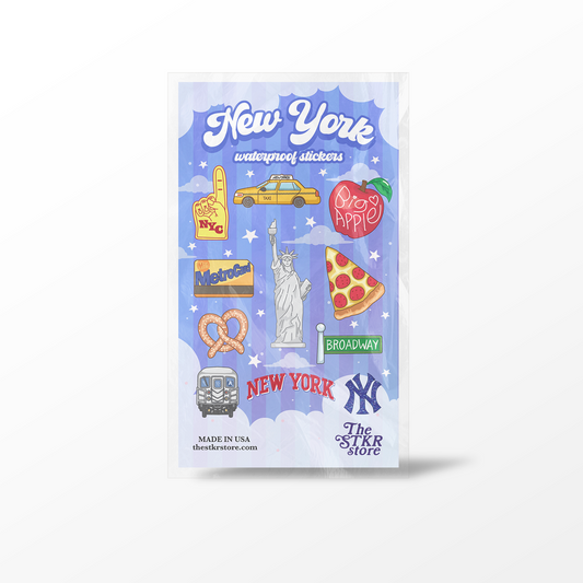 New York City Landmarks Sticker Sheet