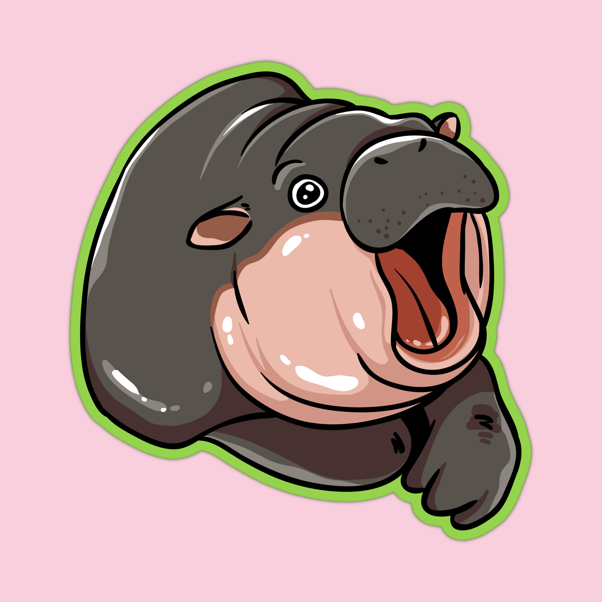 Moo Deng Sticker