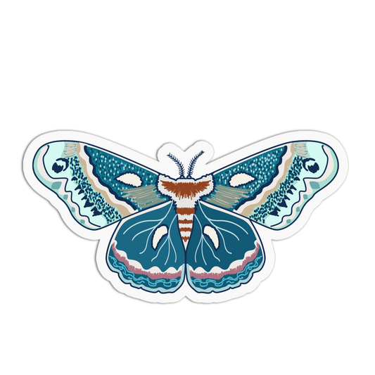 Cecropia Moth Series Stickers