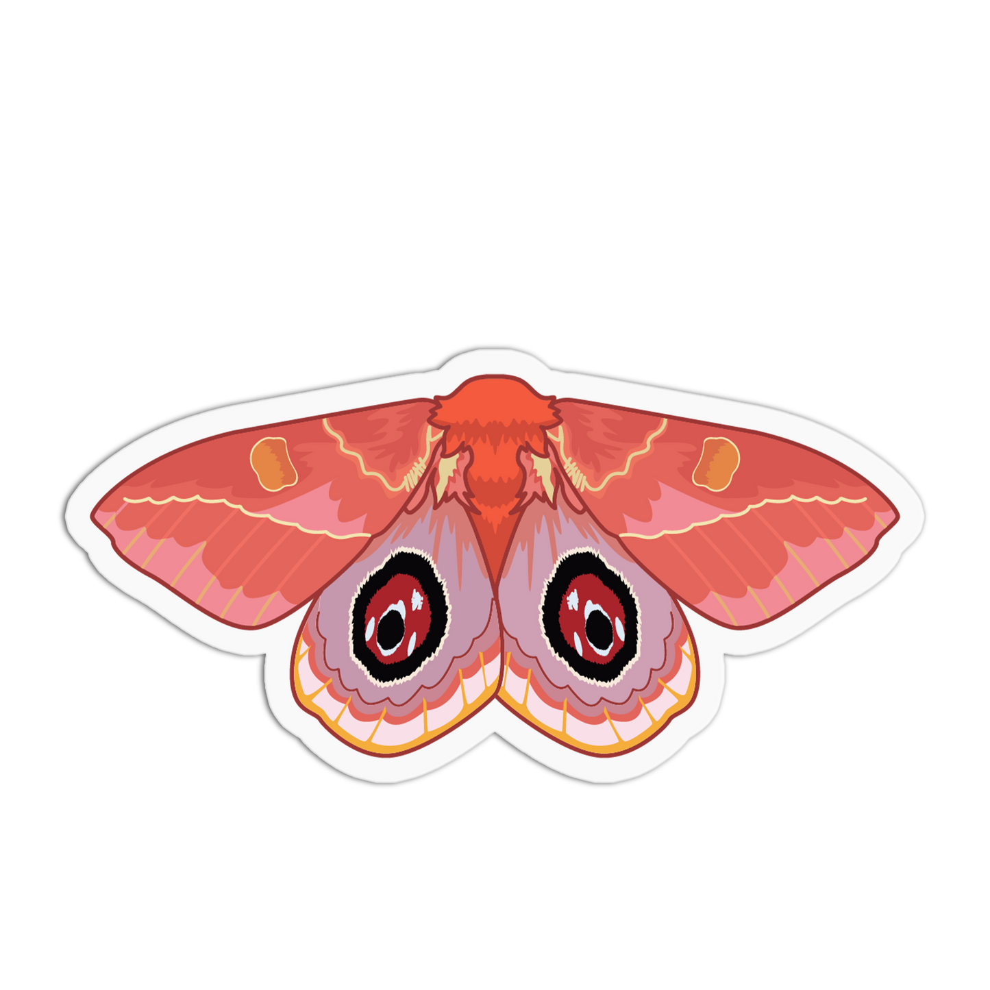 Io Moth Series Stickers