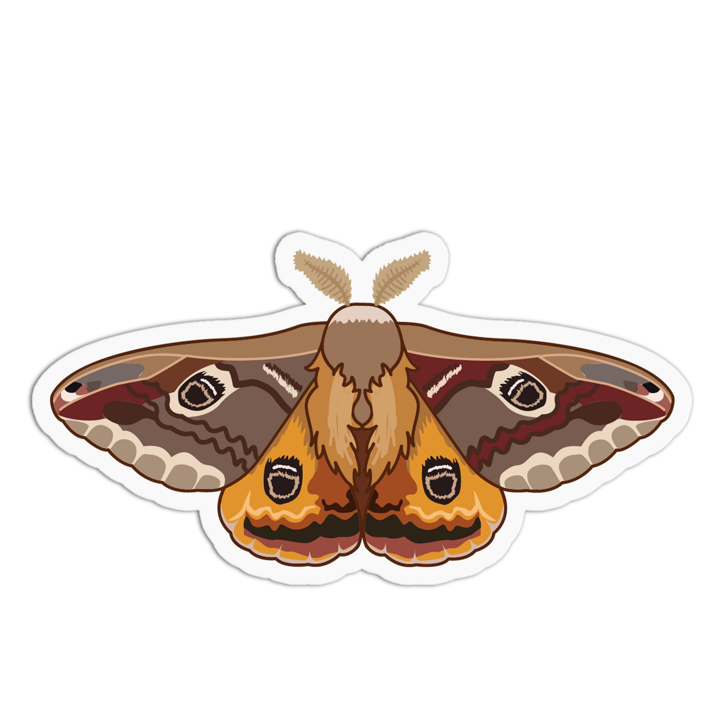 Emperor Moth Series Stickers