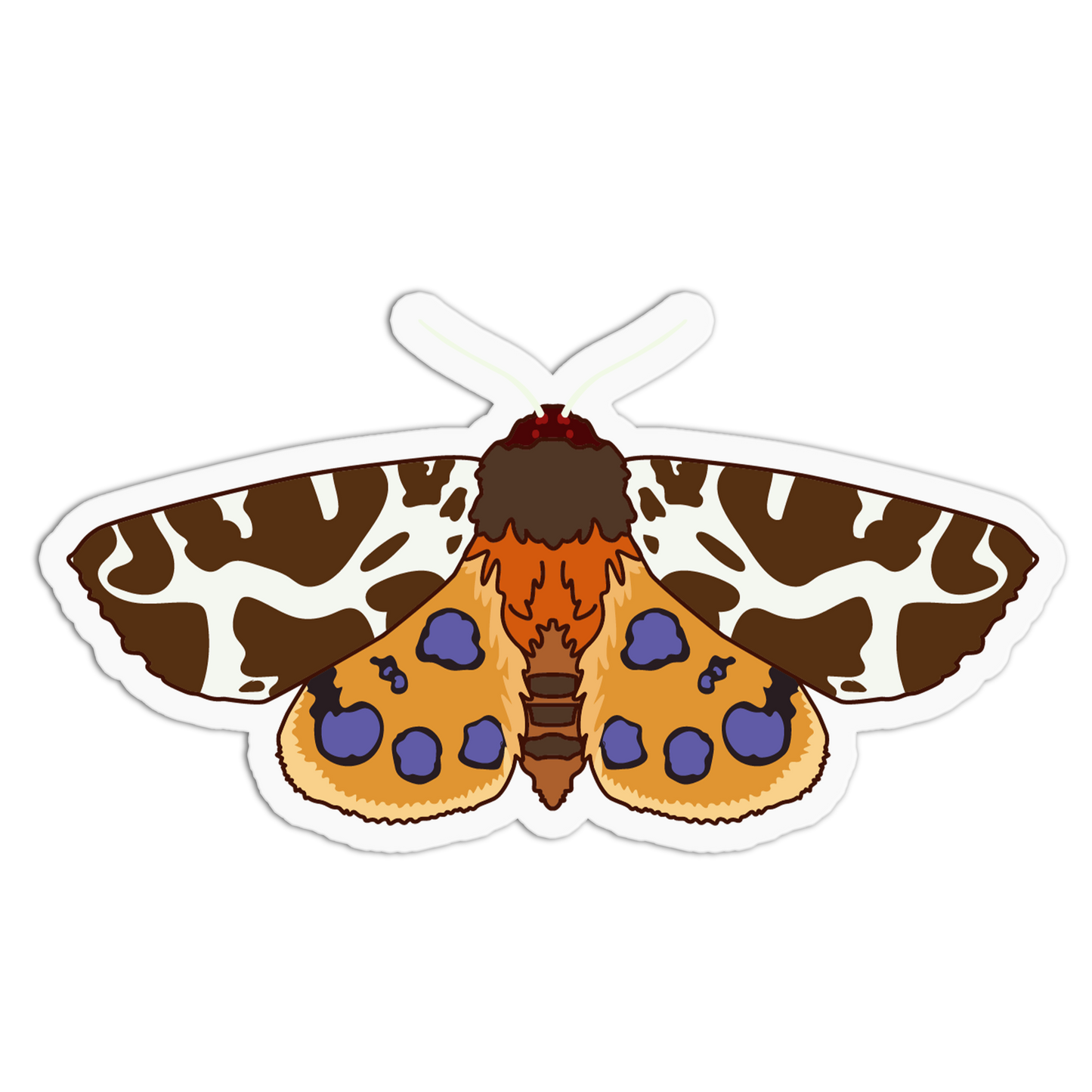 Garden Tiger Moth Series Stickers
